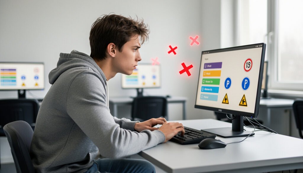 scopri quanti errori è possibile commettere nell'esame di guida teorico senza essere bocciati e come prepararti al meglio per superarlo con successo.